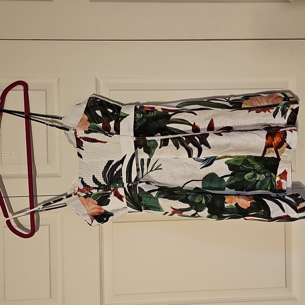 FARM Rio Tropical Linen Sundress with Belt - Picture 7 of 11
